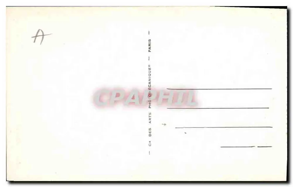 Fécamp — Panorama vom Cap de la Vierge — LL.96 — Arts Photographiques Paris - Rückseite