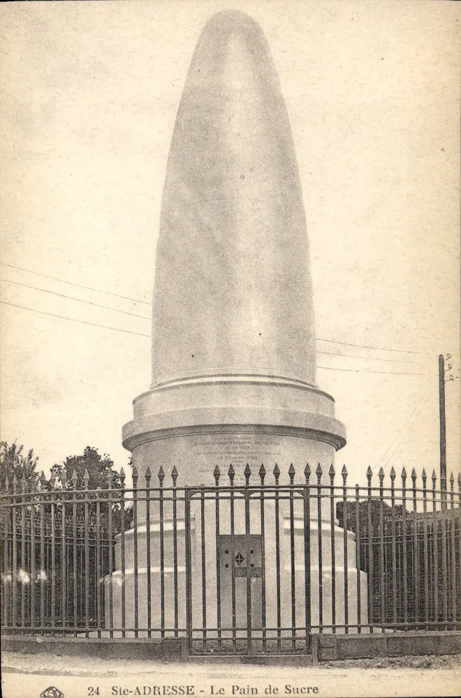 Ste-Adresse - O Pão de Açúcar — Monumento comemorativo — Editor: Cie Alsacienne des Arts Phonographiques - Frente