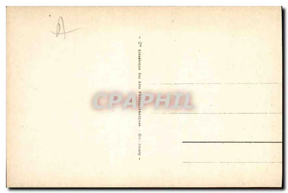 Ste-Adresse - O Pão de Açúcar — Monumento comemorativo — Editor: Cie Alsacienne des Arts Phonographiques - Verso