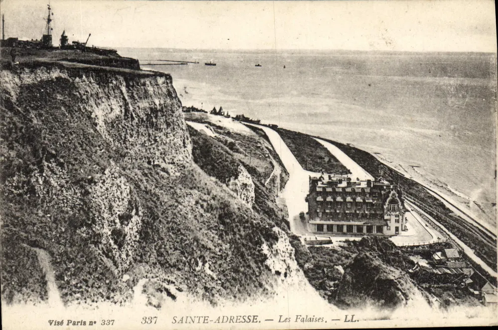 Sainte-Adresse — As Falésias — LL. — Visé Paris n° 337 - Frente
