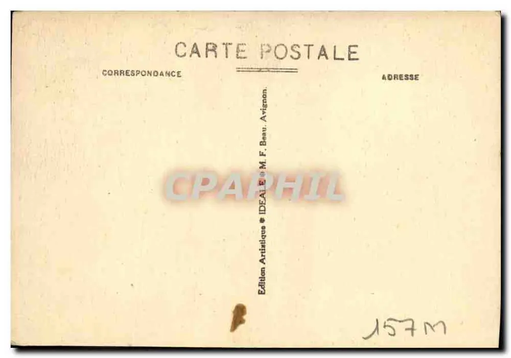 Villeneuve-lès-Avignon (Gard) — Eingangstor der Chartreuse von Val Bénite — Edition M.F.B. - Rückseite