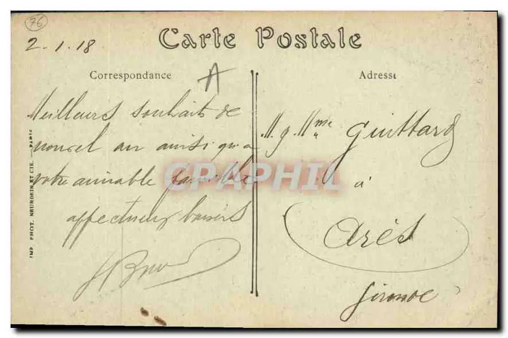 Dieppe — Das Hotel Royal und das Casino — ND. Foto. - Rückseite