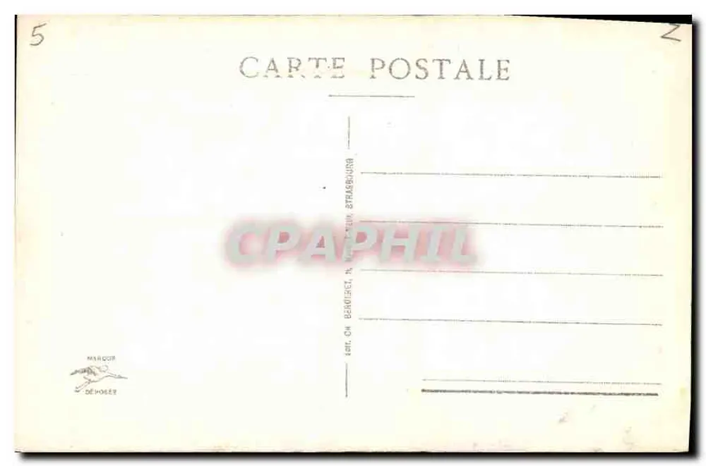 Mulhouse - Vista geral — editor Marguerit, Strasbourg - Verso