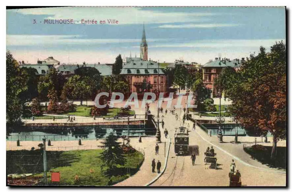 Mulhouse - Entrada na Cidade — editor Marquet, n°5 - Frente