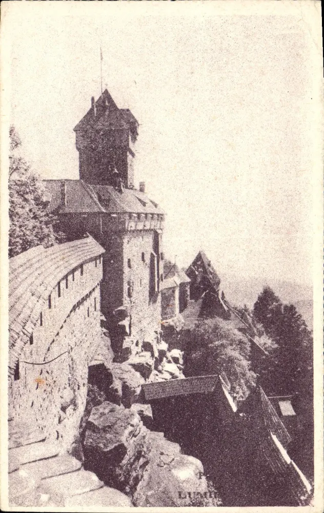 Schloss Haut-Königsbourg — Panoramablick — Ausgabe Haut-Königsbourg - Vorderseite