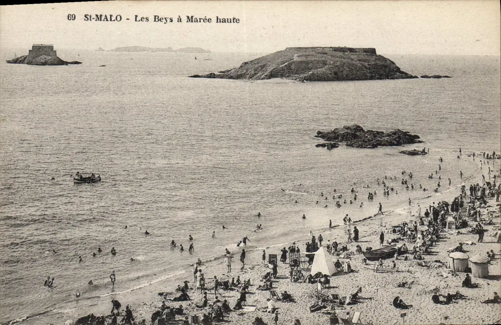 St-Malo - Os Bays à Maré Alta — Edição Au Khiative, St-Malo, n°69 - Frente