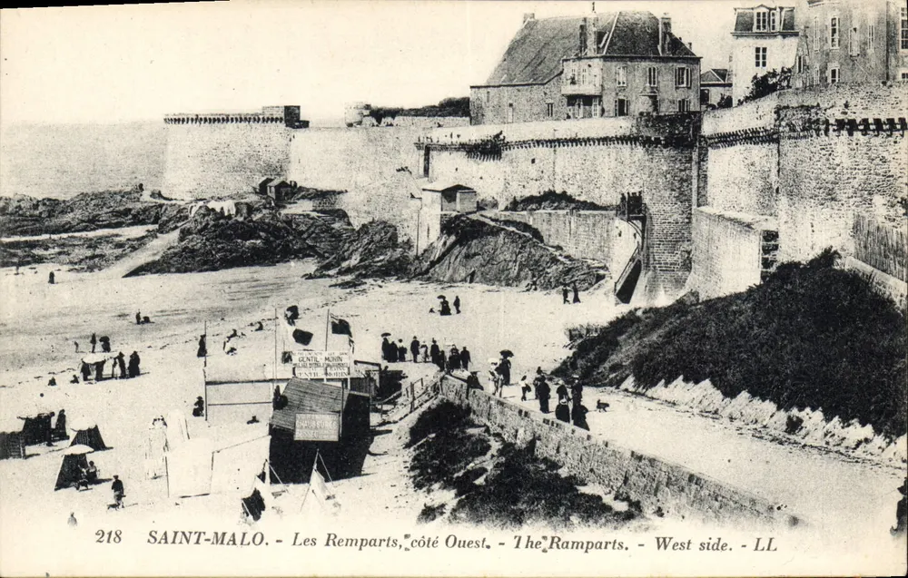 Saint-Malo - Die Mauern, westlicher Teil — LL, Nr. 218 - Vorderseite