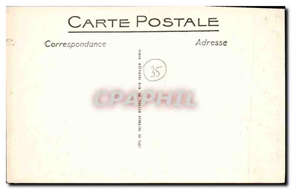 Saint-Malo - Die Mauern, westlicher Teil — LL, Nr. 218 - Rückseite