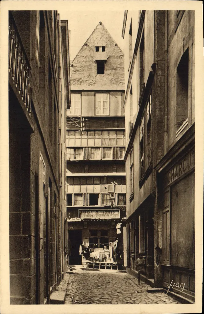 Saint-Malo — Alte Straße der Stadt der Schiffer — Éditions d'Art Yvon, Paris - Vorderseite