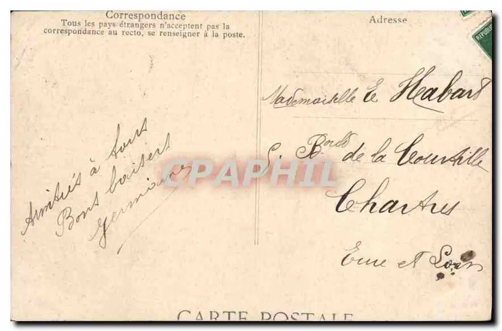 SAINT-MALO — Ansicht vom Terrassen des Casinos — Verlag ELP, n° 1529 - Rückseite