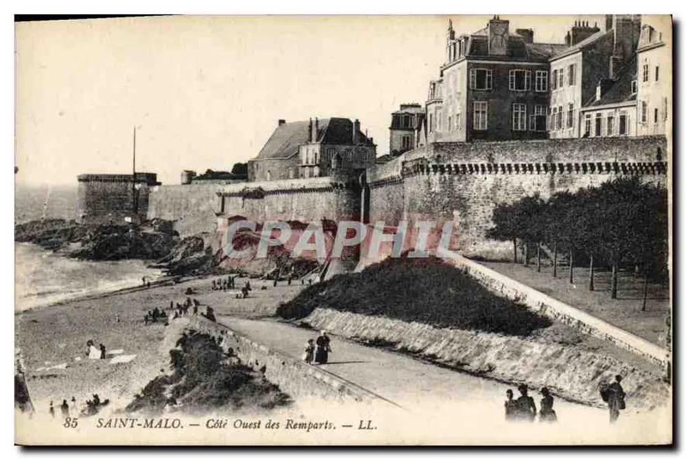 Saint-Malo — Westseite der Mauern — LL. - Vorderseite
