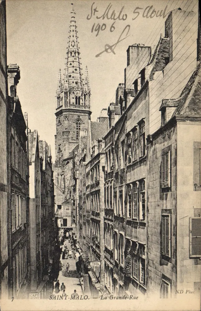 Saint-Malo — La Grande-Rue — ND Phot - Anverso