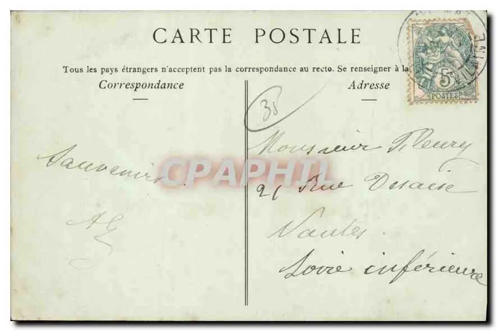 Saint-Malo — Die Mauern & der Eingang zum Môle — Collections ND Plut - Rückseite