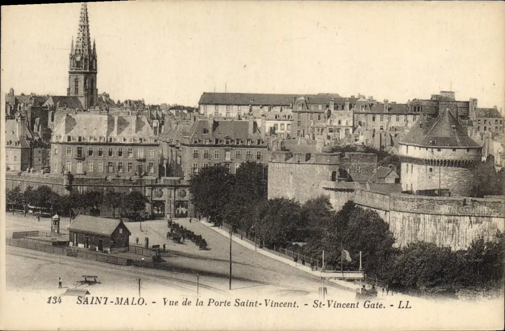 Saint-Malo — Ansicht der Saint-Vincent-Tür — LL - Vorderseite
