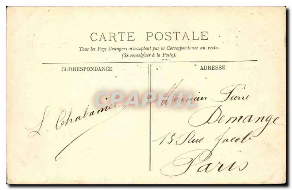 SAINT-MALO. — Der Casino-Garten und das Schloss. — LL. — Nr. 178 - Rückseite