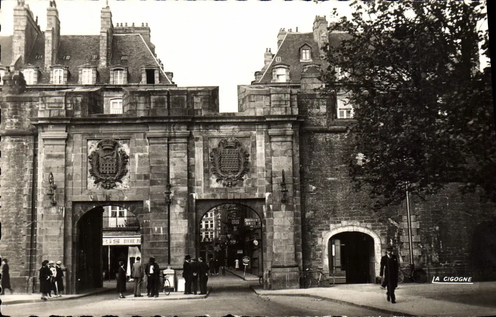 Tor Saint-Vincent — Saint-Malo (Ille-et-Vilaine) — Ausgabe « La Cigogne » - Vorderseite