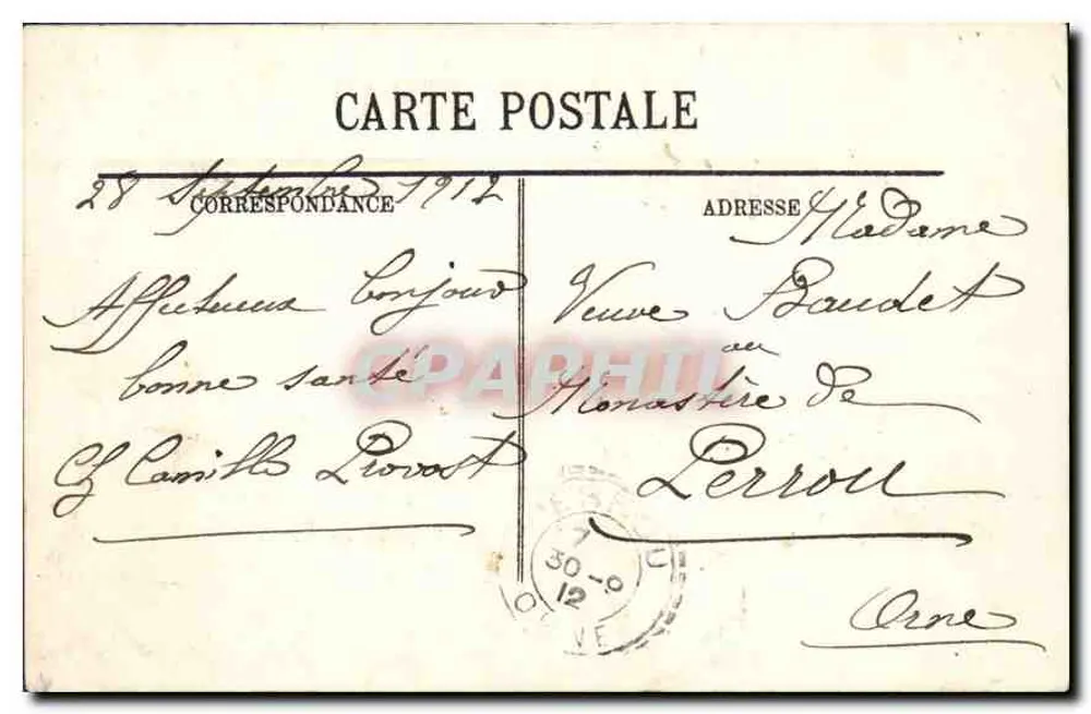 Saint-Malo — O Pequeno Bey com Maré Baixa — LL. - Verso