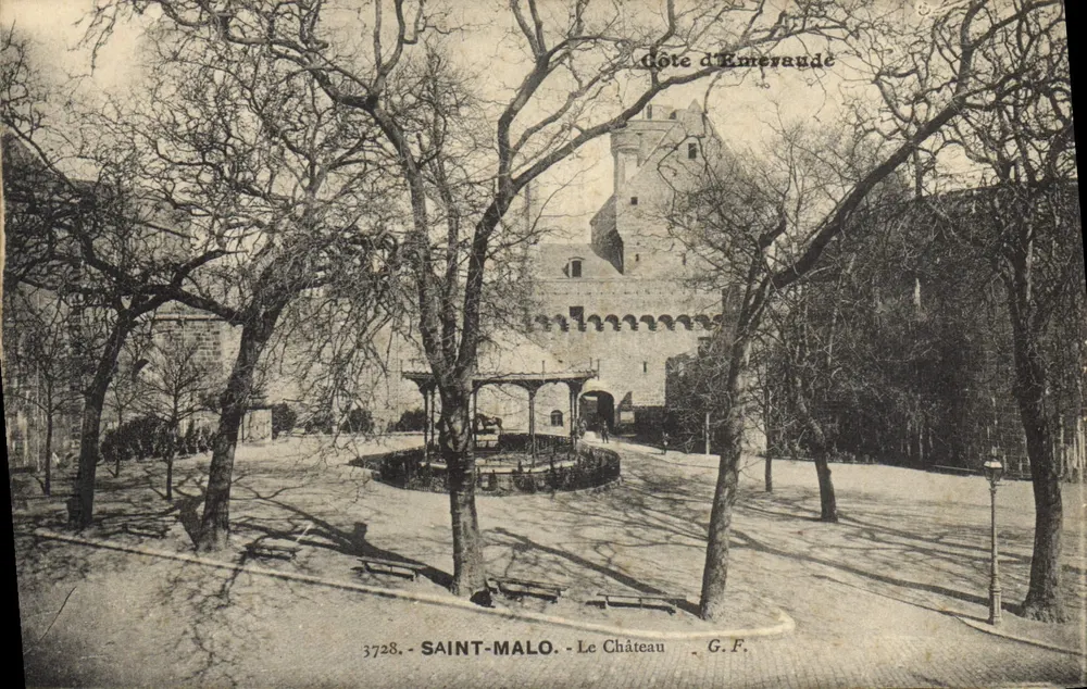 Saint-Malo - O Castelo — Costa de Émeraude — G.F. n°3728 - Frente