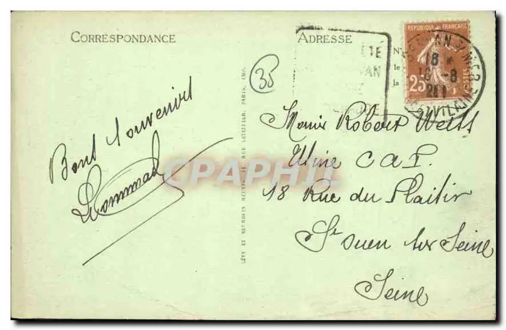 Saint-Malo — Vista geral LL — editor LL - Verso