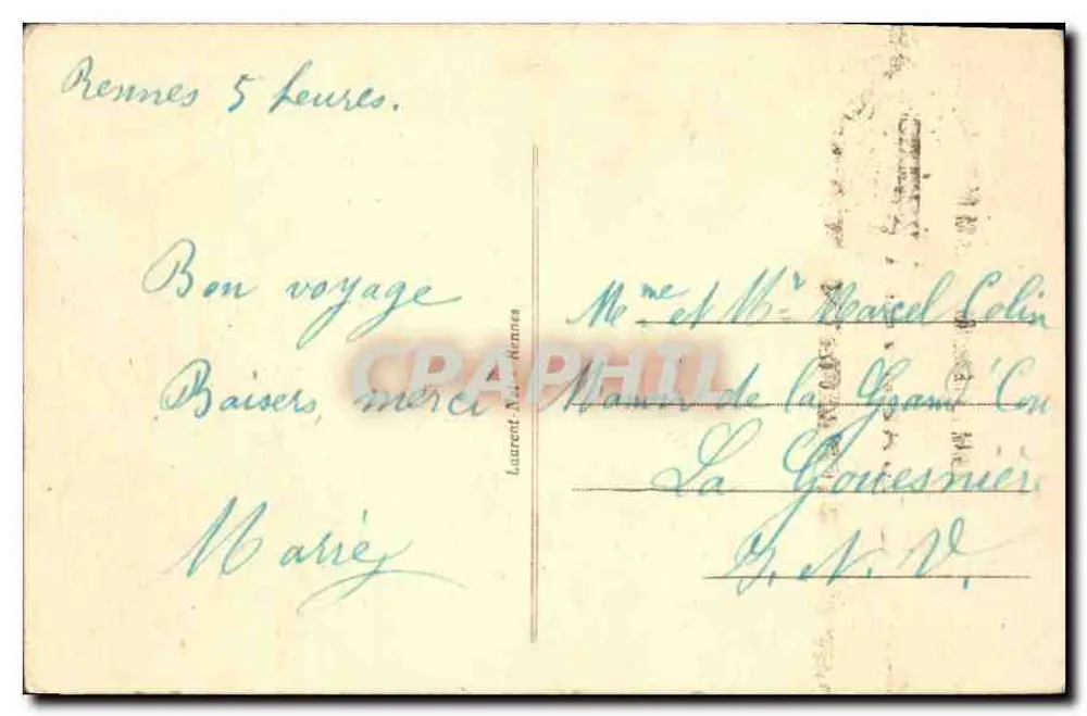 Saint-Malo — Allgemeiner Blick — Côte d’Emeraude, Verlag Loïc, Nr. 1183 - Rückseite