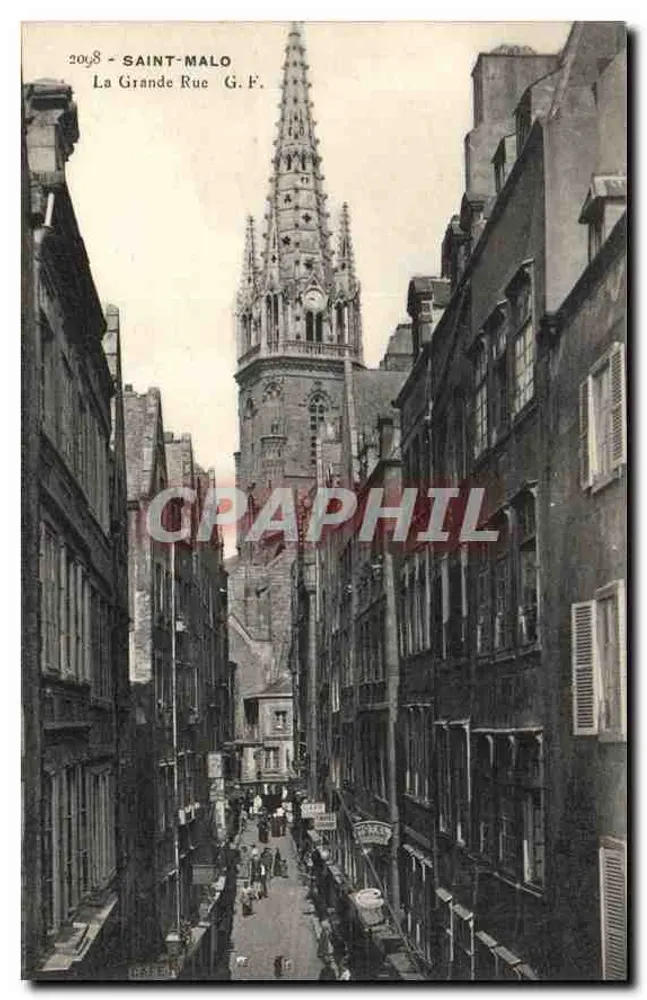 Saint-Malo — La Grande Rue — G.F. n°2098 - Vorderseite