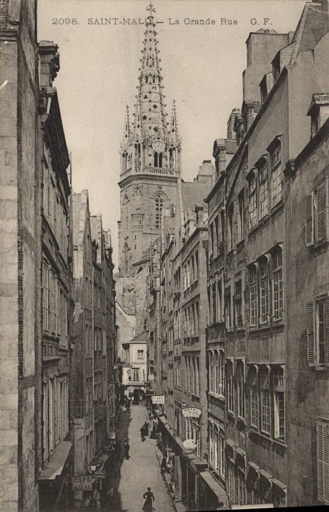 Saint-Malo — A Grande Rue — G.F. n°2098 - Frente