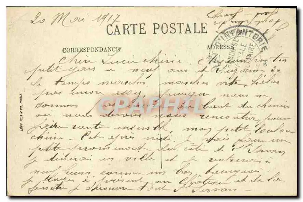 Saint-Malo — Ansicht auf die Stadt vom Môle — LL. - Rückseite