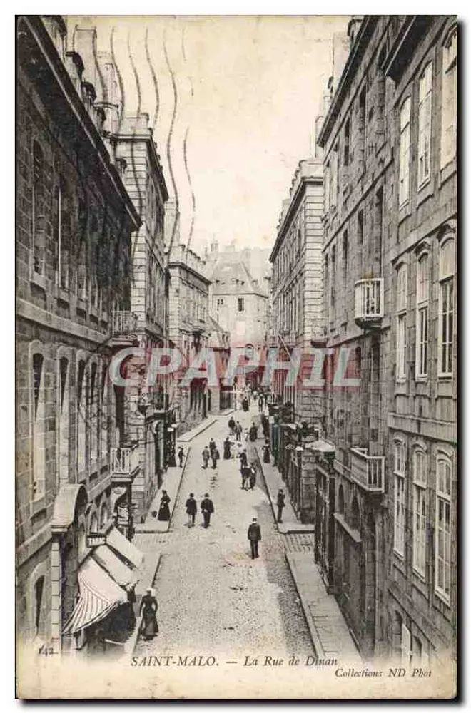 Saint-Malo — A Rue de Dinan — Collections ND Phot n°142 - Frente
