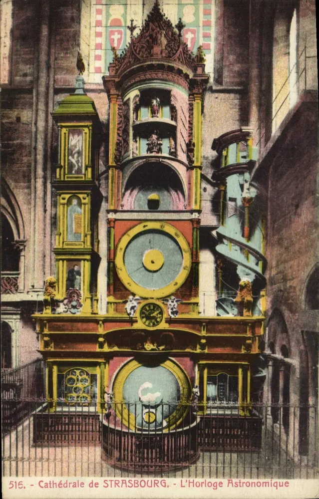 Dom von Straßburg — Die Astronomische Uhr — Verlag MAQUÉ, Nr. 516 - Vorderseite