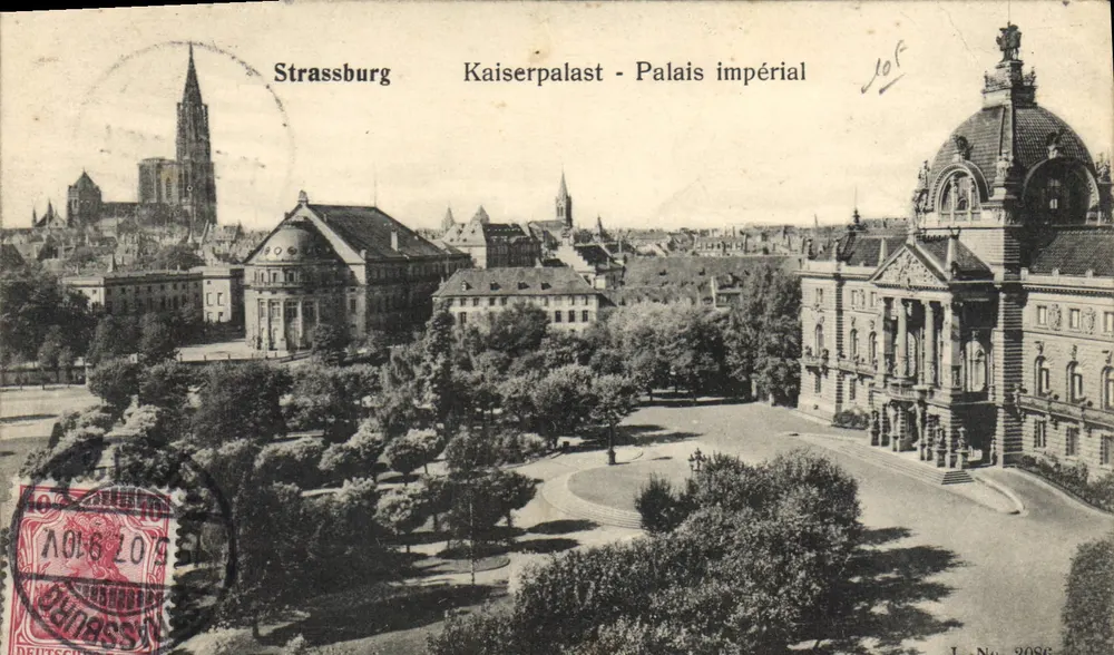 Estrasburgo - Palácio Imperial - Palácio Imperial — editor L. No. 2086 - Frente