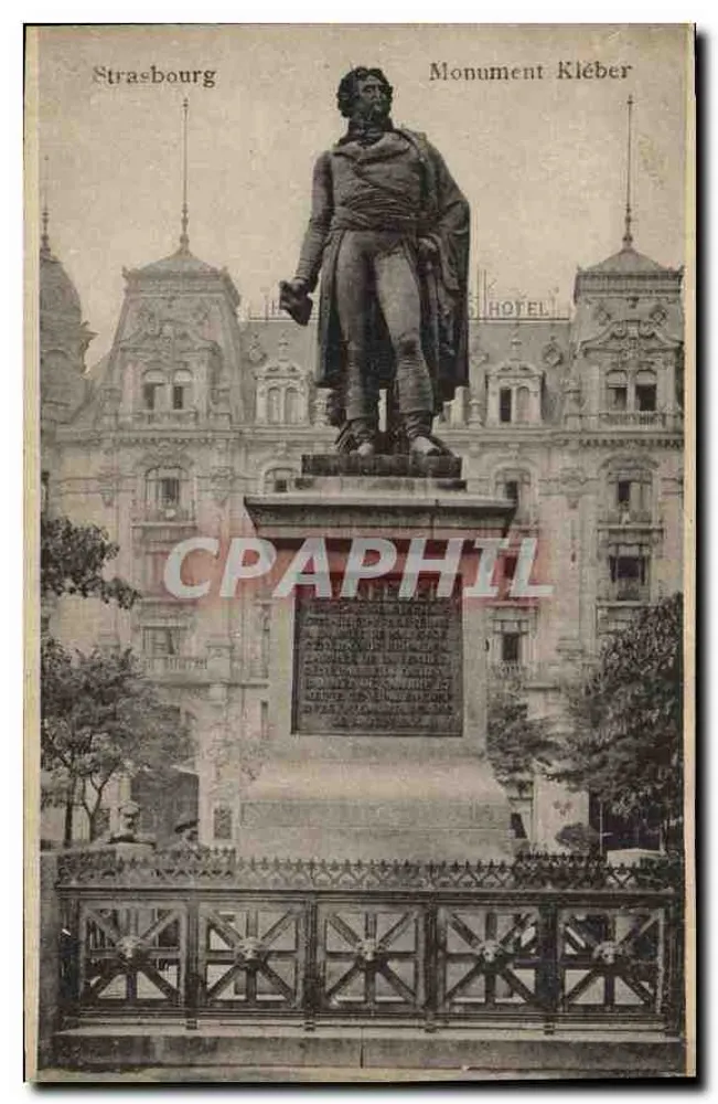 Estrasburgo — Monumento Kleber — Edição Raunus & Recht - Frente