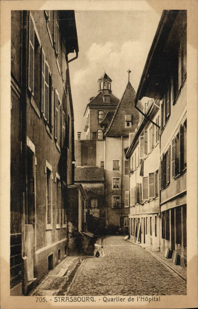 Estrasburgo - Bairro do Hospital — editor Masque, n° 705 - Frente