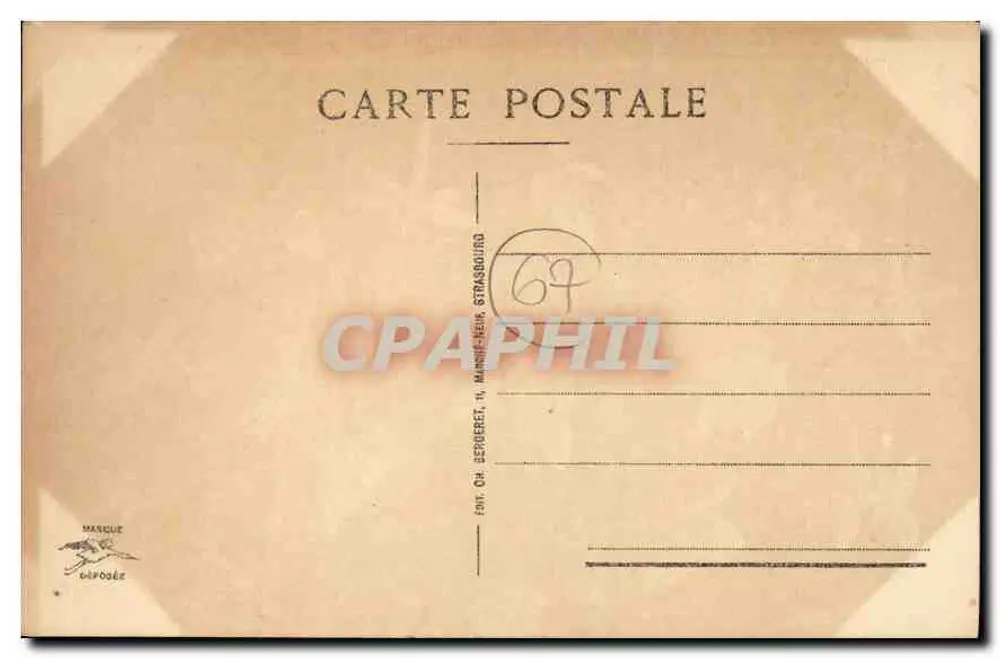 Estrasburgo - Bairro do Hospital — editor Masque, n° 705 - Verso