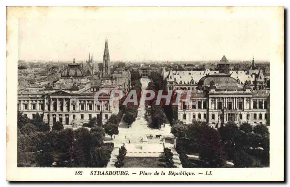Strasbourg — Place de la République — LL - Frente