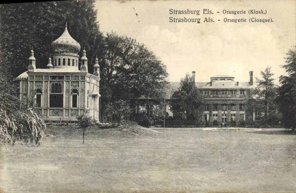 Strasbourg Els. - Orangerie (Kiosk.) - Editor não identificado, número de série não visível - Frente