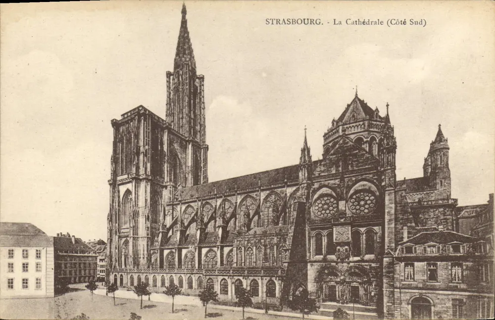 Strasbourg - A Catedral (Lado Sul) — Editor Weber, Strasbourg - Frente