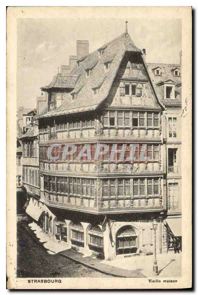 Estrasburgo — Velha casa — Graphphil - Frente