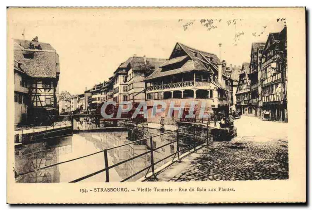 Straßburg — Alte Tuchmühle — Rue du Bain aux Plantes - Vorderseite