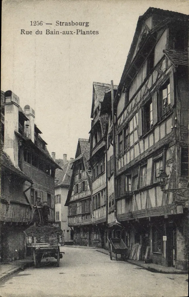 Straßburg — Rue du Bain-aux-Plantes — Édition Aliscienne Paulus & Recht - Vorderseite
