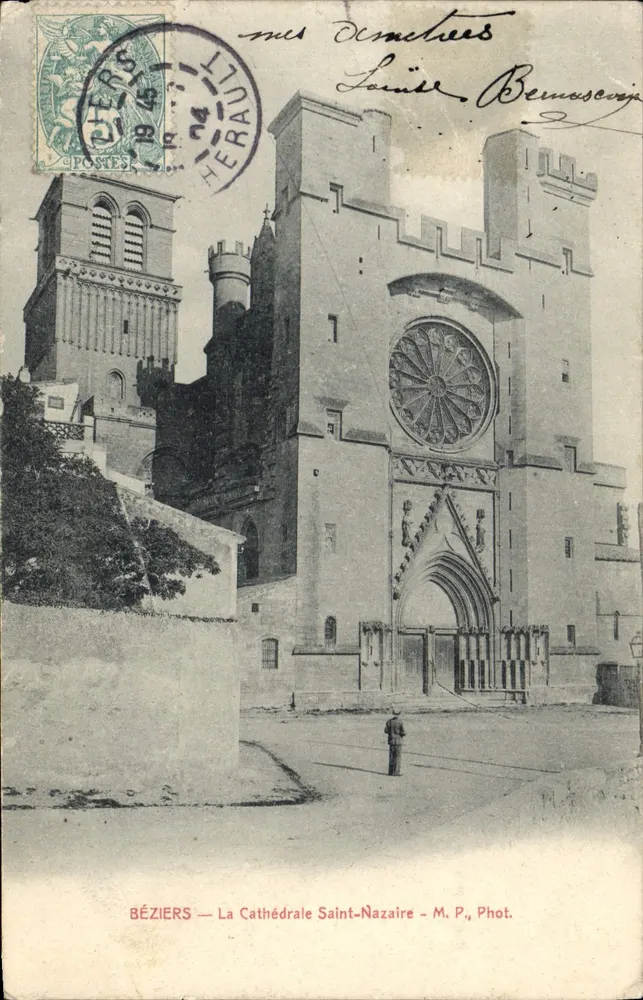 Béziers — Die Kathedrale Saint-Nazaire — M. P. Phot. - Vorderseite