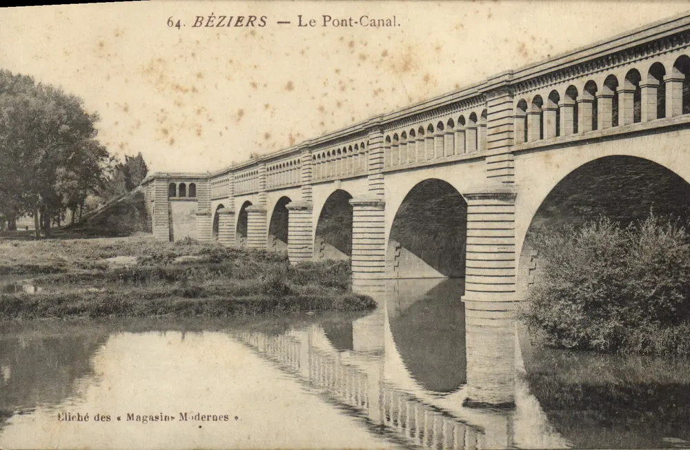 Béziers — Het Kanaalbrug — Uitgever Magasin Modernes, n°64 - Voorkant