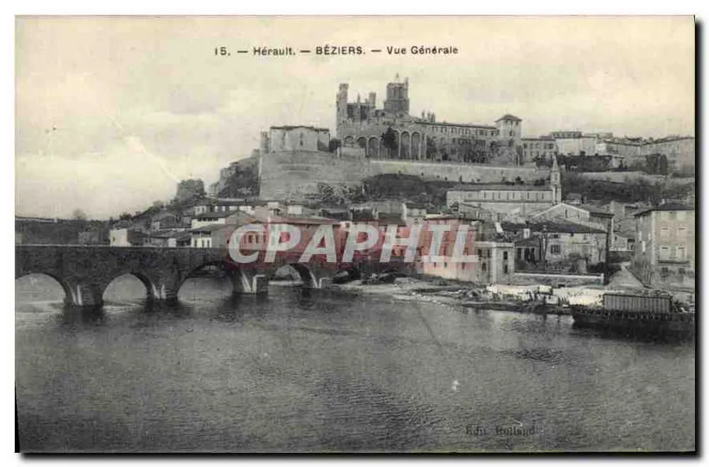 Béziers — Vista Geral — Édit. Bollard - Frente