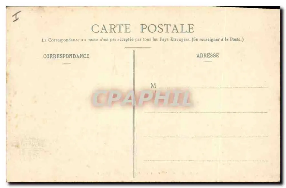 Béziers - A Criança com o Peixe, por Injalbert — M. Pons, fot. - Verso