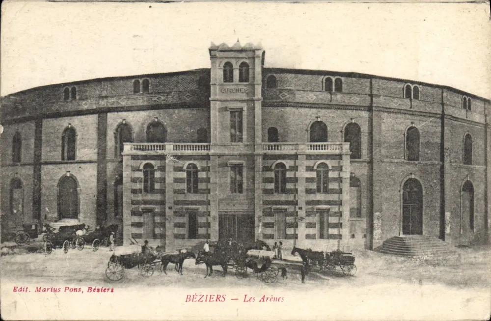 Béziers — As Arenas — Edit. Marius Pons, Béziers - Frente