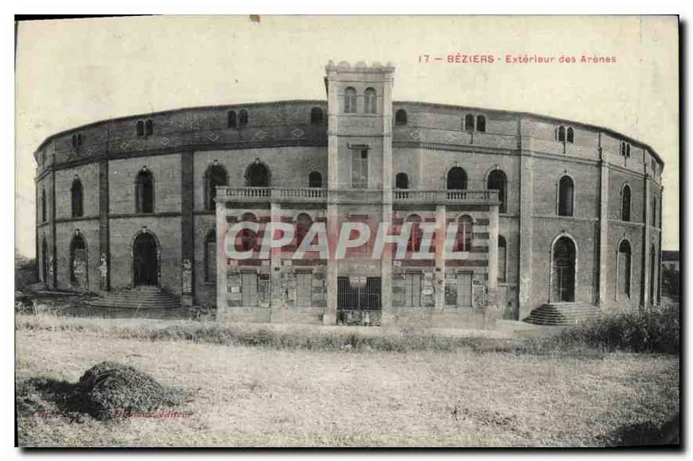 Béziers — Exterior das Arénes — Editor: Diamant - Frente