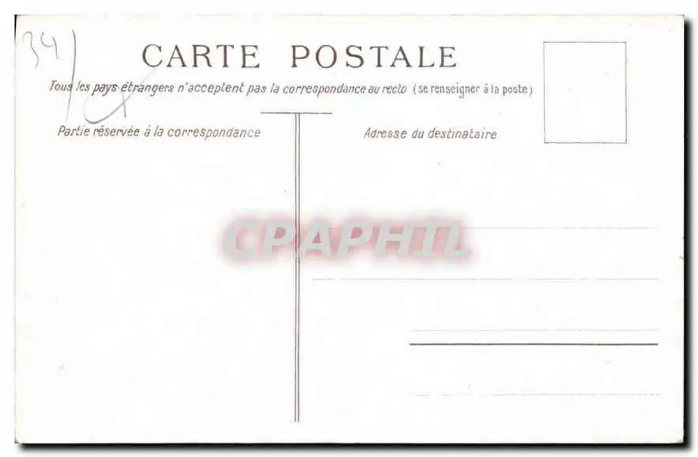 Béziers — Chiesa della Madelcine — Edizione Paulin BOUTET, n°6 - Verso