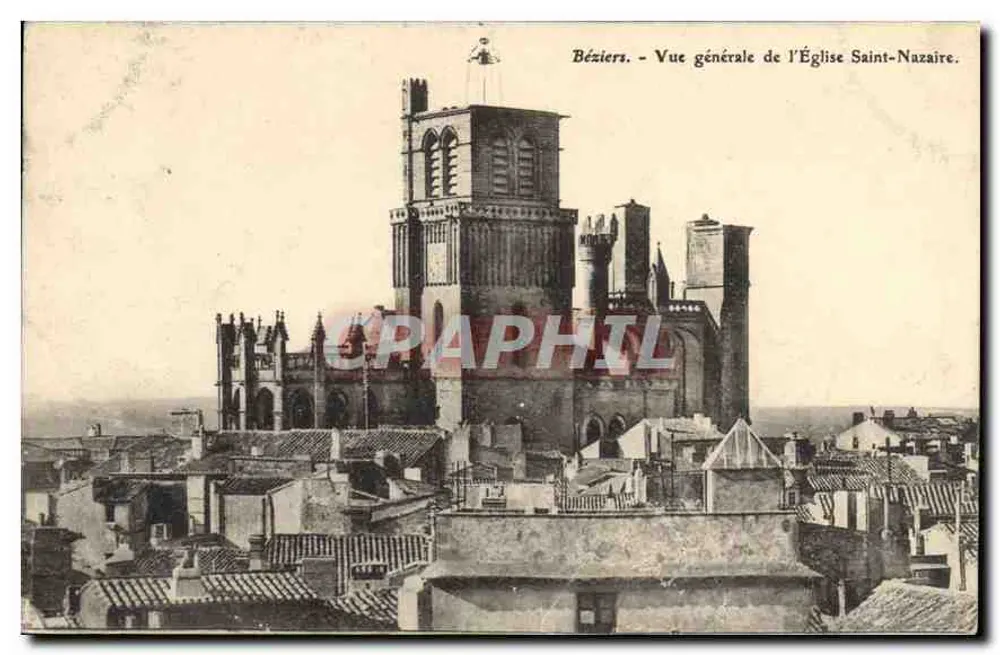 Béziers — Allgemeine Ansicht der Kirche Saint-Nazaire — Edition Modern Galeries - Vorderseite