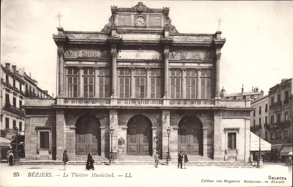 Béziers — Das Municipale Theater — Edition Magasins Modernes — Sélecta Béziers - Vorderseite