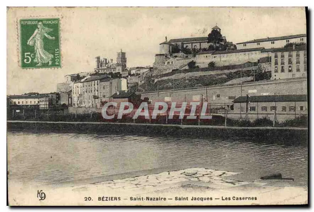 Béziers — Saint-Nazaire — Saint-Jacques — Les Casernes - Vorderseite