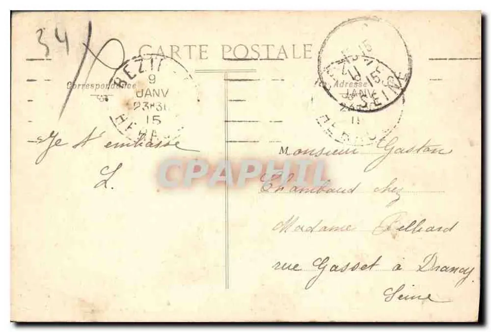 Béziers — Saint-Nazaire — Saint-Jacques — Les Casernes - Rückseite